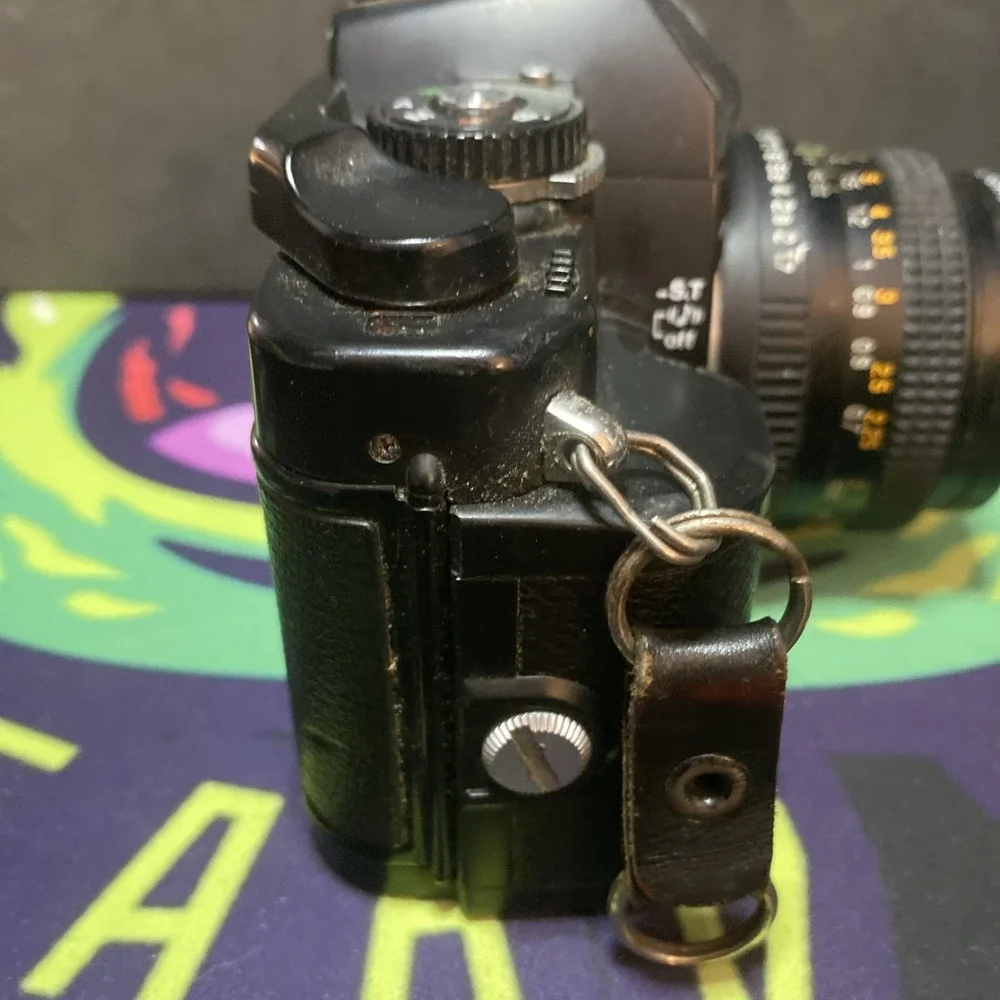 Nice Sears KSX-P Dual 2 Program 35mm Film Camera 50mm f1.7 Lens Untested A1